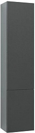 Aquanet Шкаф пенал Алвита 35 L подвесной серый антрацит – фотография-5